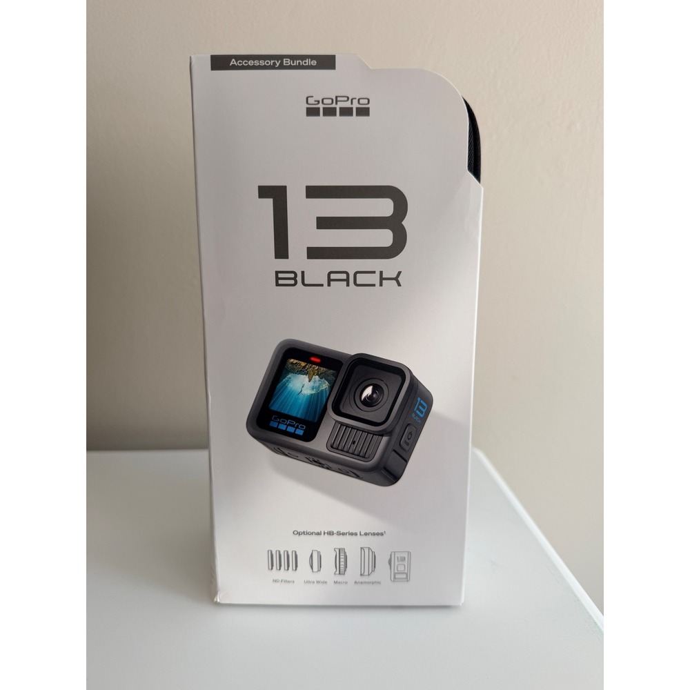 GoPro‎ HERO13 Black Action Camera Bundle Unisex OS Black 5.3K Video NWT